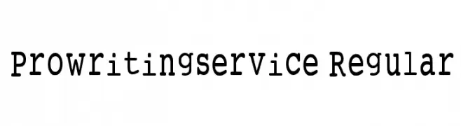 Prowritingservice Regular  لخطوط تنزيل