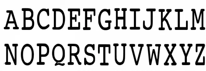 Prowritingservice Regular フォント 大文字