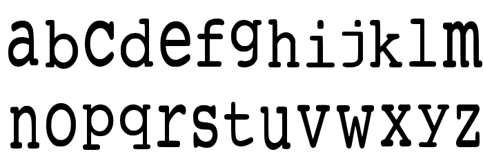 Prowritingservice Regular Font LOWERCASE