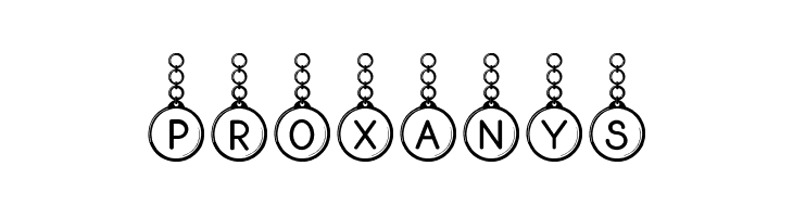 Proxanys Font