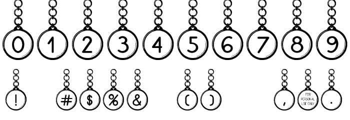 Proxanys Font OTHER CHARS