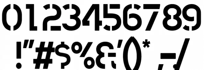 Proximateus Font OTHER CHARS