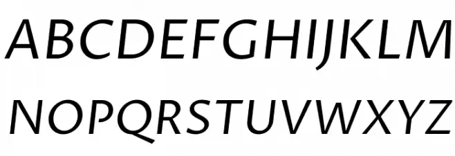 Proza Libre Italic Fuentes MAYÚSCULAS