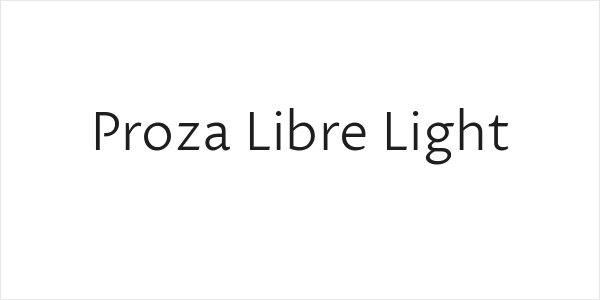 Proza Libre Light Logo