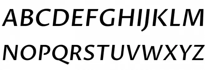 Proza Libre Medium Italic Polices MAJUSCULES