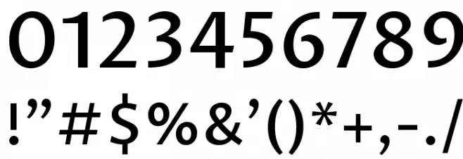 Proza Libre Medium Font OTHER CHARS