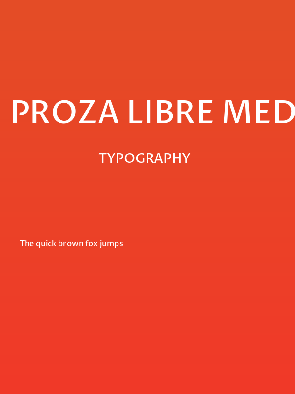 Proza Libre Medium Poster
