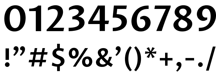 Proza Libre SemiBold Font OTHER CHARS