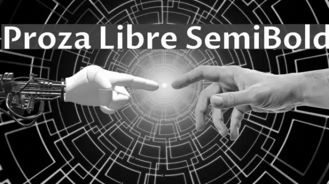 Proza Libre SemiBold Font examples