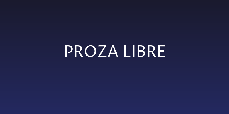 Proza Libre Social Header