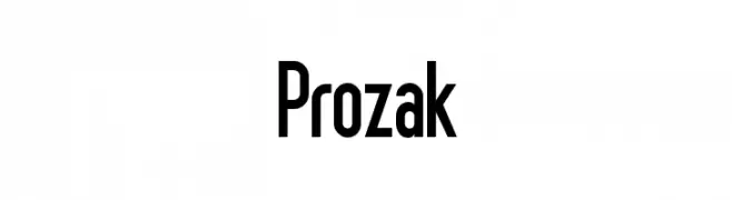 Prozak  नि: शुल्क फ़ॉन्ट्स डाउनलोड