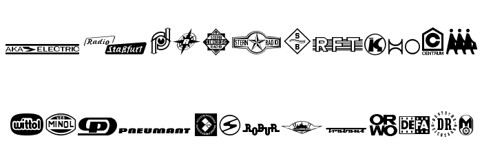 Präsent 60 Font LOWERCASE