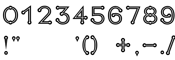 Pruspic Openface Font OTHER CHARS