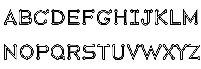 Pruspic Openface Font LOWERCASE