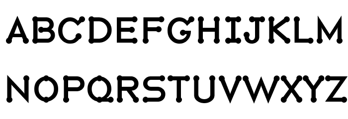 Pruspic Paint Font LOWERCASE