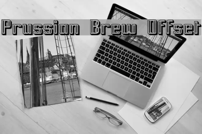 Prussian Brew Offset Fonte examples