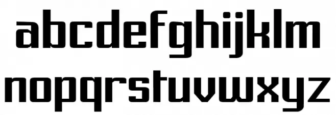 Prussian Brew Solid Font LOWERCASE