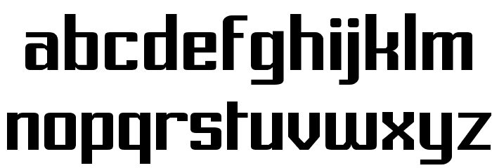 Prussian Brew Solid Font LOWERCASE