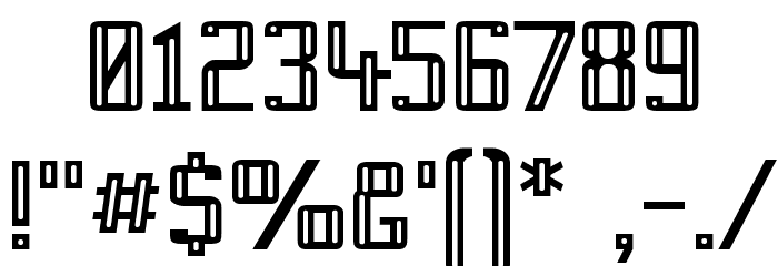 Prussian Brew Upper Font OTHER CHARS