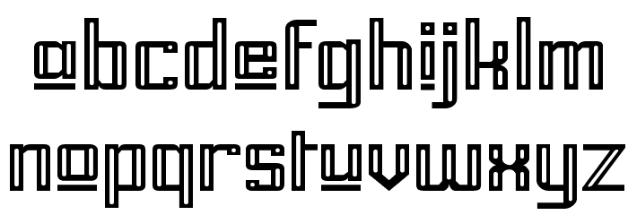 Prussian Brew Upper Font LOWERCASE