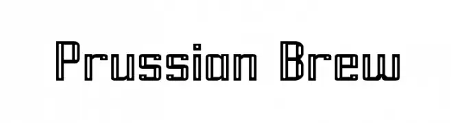 Prussian Brew  フリーフォントのダウンロード
