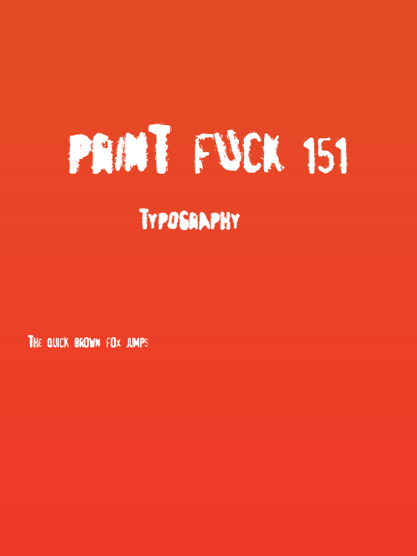 pRint Fuck 151 Poster