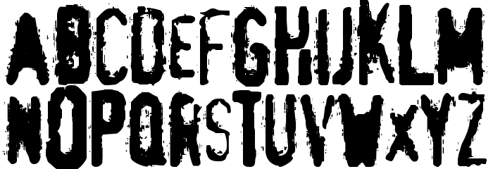 pRint Fuck 151 Font LOWERCASE