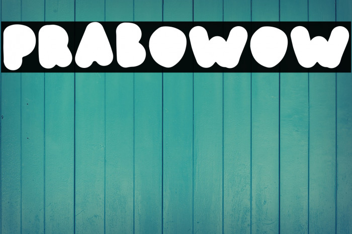 prabowow Fonte examples