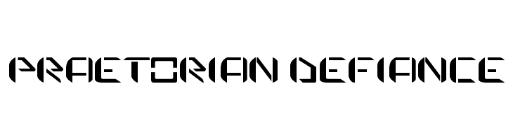 praetorian defiance  Free Fonts Download