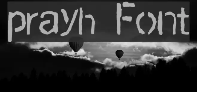 prayh Font examples
