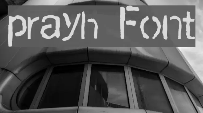 prayh Font examples