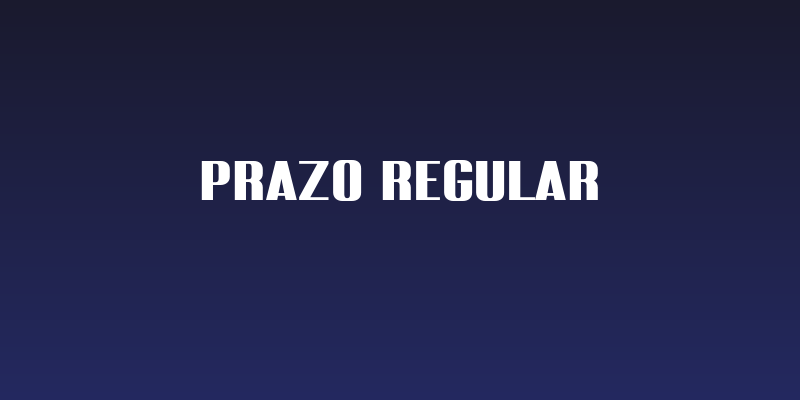 prazo Regular Social Header