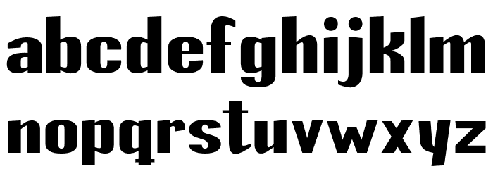 prazo Regular Font LOWERCASE