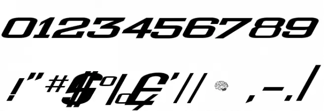 precision Font OTHER CHARS