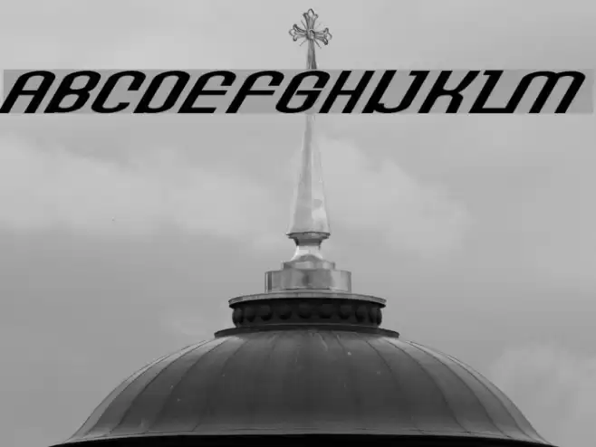 precision Font examples