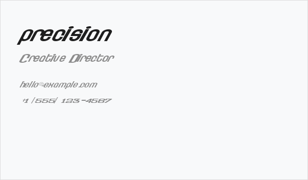 precision Business Card