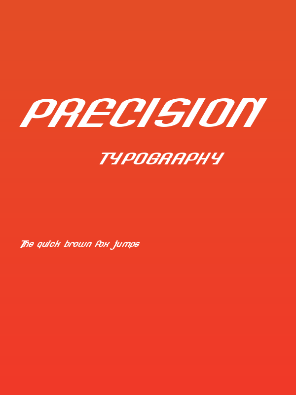 precision Poster