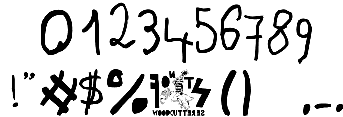 pree-school Font OTHER CHARS
