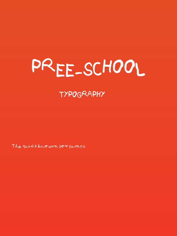 pree-school Poster