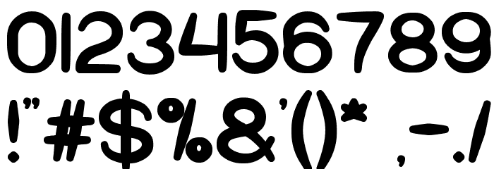 prehistoric Font OTHER CHARS