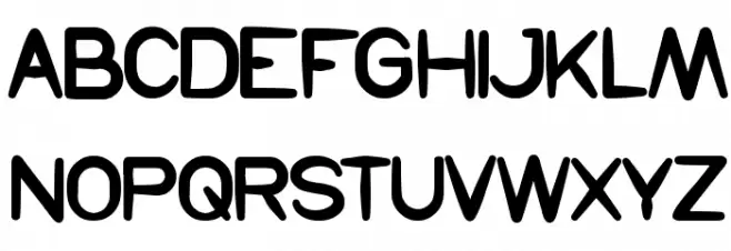prehistoric フォント 大文字
