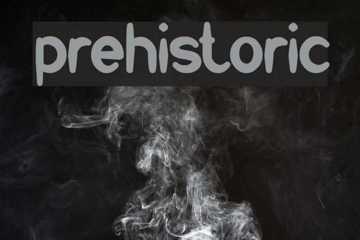 prehistoric Font examples