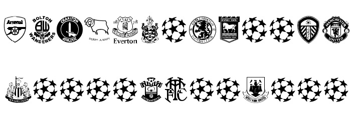 premiership Font LOWERCASE