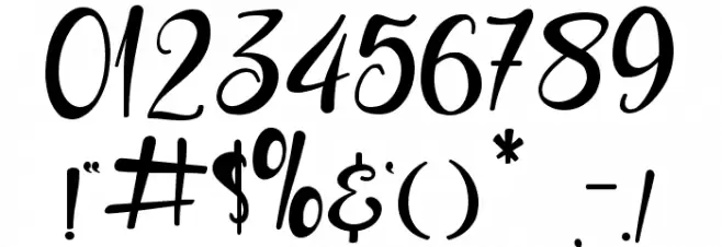 pretty butterfly - personal use Font OTHER CHARS