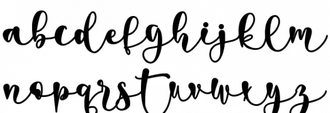 pretty butterfly - personal use Schriftart Kleinbuchstaben