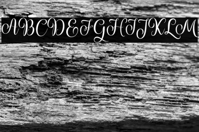 prettyheartscript Font examples