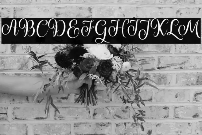 prettyheartscript Font examples