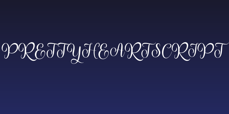 prettyheartscript Social Header