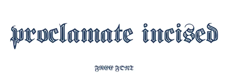 proclamate incised  تنزيل الخطوط