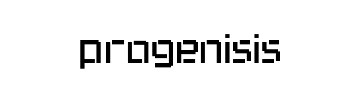 progenisis  font caratteri gratis